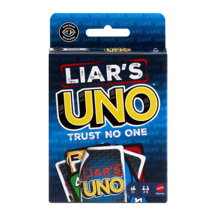 Liar's UNO Card Game For Adults, Kids, Families, Parties & Game Nights, Trick Play & Bluffing - Image 1 of 6