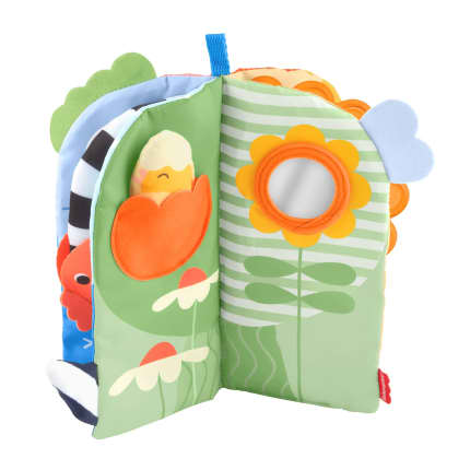 Fisher-Price Duyusal Yumuşak Kitap Mevsimler, 0+ Aylık Bebekler Için Karın Üstünde Oynama Aktiviteleri - Imagen 1 de 6