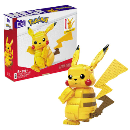 MEGA Construx Pokemon Figura Jumbo Pikachu, Juguetes Niños +8 Años (Mattel Fvk81) - Imagen 1 de 5