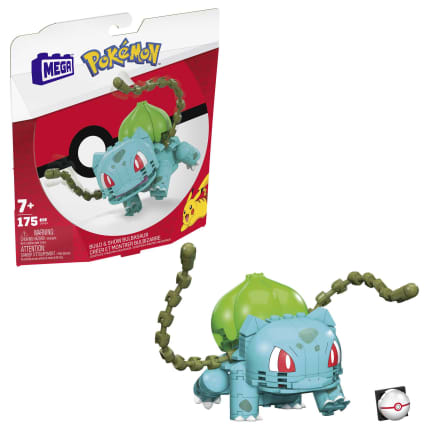 MEGA Construx Pokémon Bulbasaur Figura De 175 Bloques De Construcción De Juguete Para Niños (Mattel Gvk83) - Imagen 1 de 6