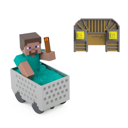 Minecraft Mijnwagen RC En Steve, Wheeliestunt En Turboboost, Verlichting En Digitale Artikelcode - Bild 1 von 6