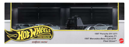 Hot Wheels Premium Le Mans „Holy Trinity” Wielopak pojazdów Zabawki 3 auta i 1 transporter Zestaw 3+ - Image 1 of 3