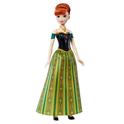 Disney Die Eiskönigin Singende Anna-Puppe, Singt Zum Ersten Mal“ Aus Dem Film in 4 Sprachen - Bild 1 von 6