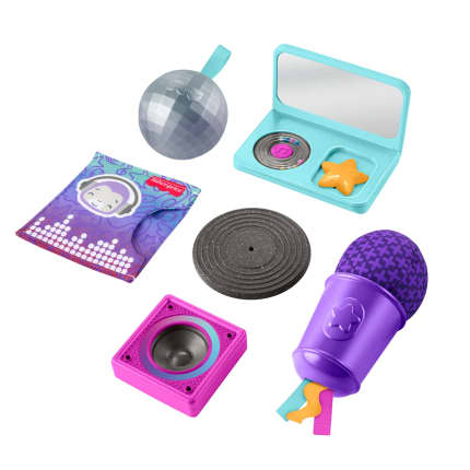 Fisher-Price Mini Me Moments DJ-Geschenkset, 6-Teiliges Set Mit Sensorischen Spielzeugen Für Babys - Image 1 of 6