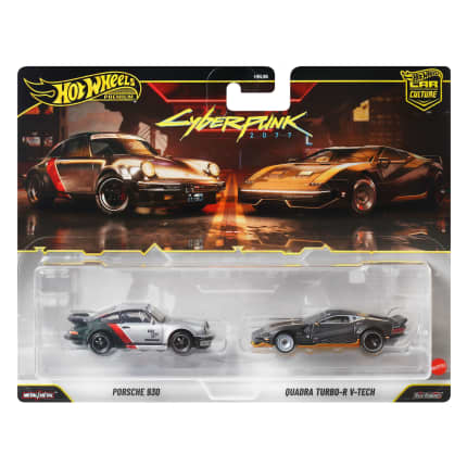 Hot Wheels Premium Car Culture, Cyberpunk Video Oyunu, 1:64 Ölçekli Metal Araçlardan Oluşan 2'Li Paket - Image 1 of 1