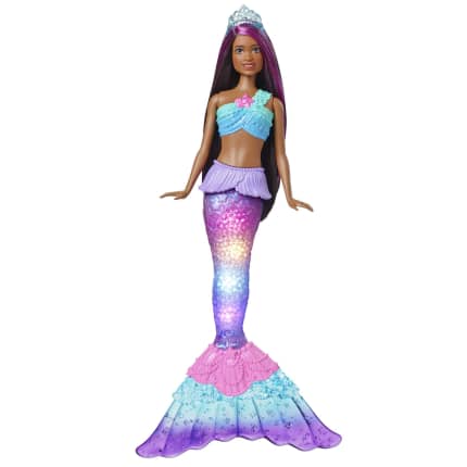 Barbie-Poupée Barbie Dreamtopia Sirène Lumières Scintillantes, 3-7 Ans - Imagen 1 de 6