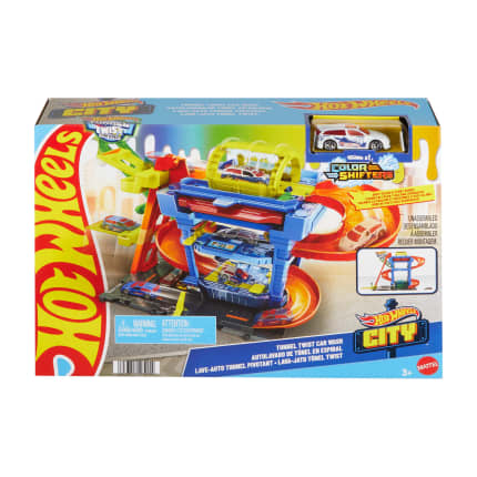 Hot Wheels Σετ, Πλυντήριο Αυτοκινήτων Με Αυτοκινητάκι Χρωμοκεραυνό Κλίμακας 1:64 - Image 1 of 6