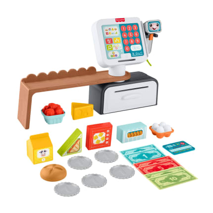 Fisher-Price Παίζω Και Μαθαίνω Εκπαιδευτική Ταμειακή Μηχανή Ηλεκτρονικό Εκπαιδευτικό Παιχνίδι Για Παιδιά Προσχολικής Ηλικίας, Πολυγλωσσική Έκδοση - Image 1 of 6