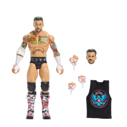WWE Elite Collection Top Picks Cm Punk Action Figure & Accessories, 6-Inch Collectible Set - Image 1 of 6
