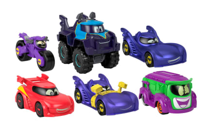 Colección De Coches De Juguete Metálicos De Batwheels, De DC, De Fisher-Price A Escala 1:55, Juguetes Para Niños Y Niñas En Edad Preescolar - Bild 1 von 6
