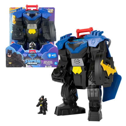 Işıklı Ve Sesli Fisher-Price Imaginext DC Super Friends Batman Uçuş Aracı Oyuncağı Ve Aksiyon Figürü - Image 1 of 6