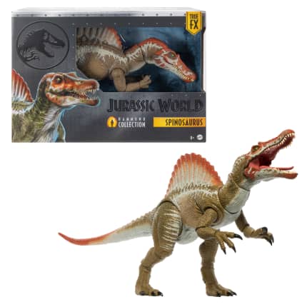 Jurassic World Kolekcja Hammonda Park Jurajski III Spinozaur Duża figurka Dinozaur zabawka 8+ - Image 1 of 6