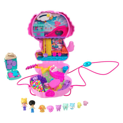Polly Pocket-Coffret Sac Café-Coffret Sac À Main Avec Accessoires - Imagen 1 de 