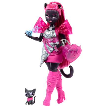 Evcil Kedisi Amulette Ve Aksesuarlarıyla Monster High Catty Noir Bebek - Image 1 of 6