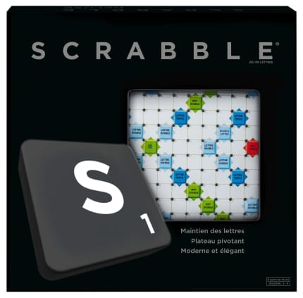 Mattel Games - Scrabble Deluxe - Jeu De Société - 10 Ans Et + - Imagen 1 de 6