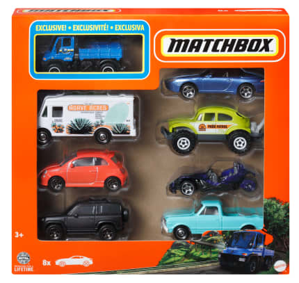 Conjunto De 8 Coches O Camiones De Juguete Metálicos A Escala 1:64 De Matchbox (Los Estilos Pueden Variar) - Imagen 1 de 6