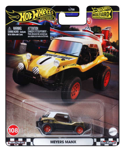 Hot Wheels Boulevard Sortiment Mit Die-Cast-Fahrzeugen Aus Metall Im Maßstab 1:64 Mit Real Riders-Rädern - Image 1 of 