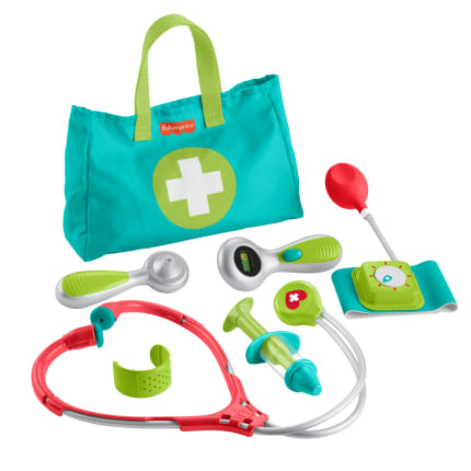 Conjunto De Juego De Imitación Kit Médico De Fisher-Price Con Siete Piezas De Juguete De Médico Para Niños Y Niñas De Preescolar A Partir De 3 Años - Imagen 1 de 6
