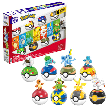 Mega Pokémon Entrenador Principiante 8 Pokeballs - Imagen 1 de 6