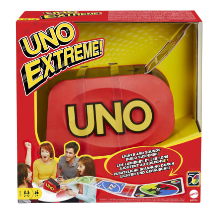 UNO Extreme Παιχνίδι Καρτών Με Μηχανισμό Που Πετάει Κάρτες Για Ηλικίες 7 Ετών Και Άνω - Image 1 of 7