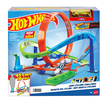 Hot Wheels Σούπερ Extreme Λουπ Με 1 Αυτοκινητάκι Hot Wheels Κλίμακας 1:64, Εύκολη Αποθήκευση - Image 1 of 6