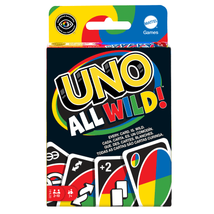 Mattel Games UNO All Wild, Kartenspiel, Familienspiel - Bild 1 von 6