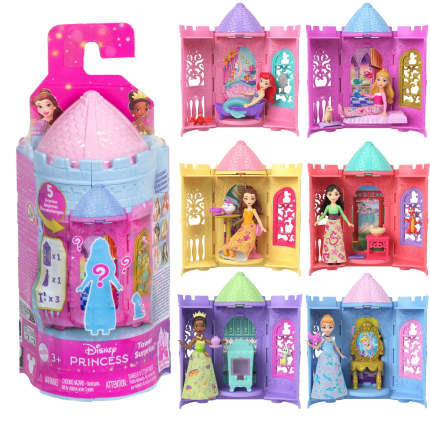 Disney Princess Or Villains Tower Surprise Small Doll & Stacking Playset Accy (Characters May Vary) - Image 1 of 6