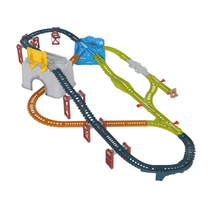 Thomas & Friends Train Tracks Set, Connect & Build Track Bucket, 34-Piece Preschool Toy - Image 1 of 8
