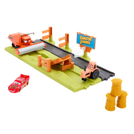Disney E Pixar Cars Corsa Acrobatica in Fuga Da Frank Playset Con Veicolo Giocattolo Di Saetta Mcqueen - Image 1 of 6