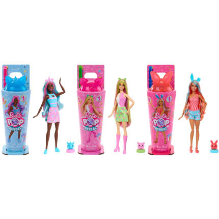 Barbie Pop Reveal Shakes Serisi Bebek Ve Aksesuar Seti, Kokulu Bebek Ve Evcil Hayvan Figürü (Stiller Çeşitlilik Gösterebilir) - Imagen 1 de 5