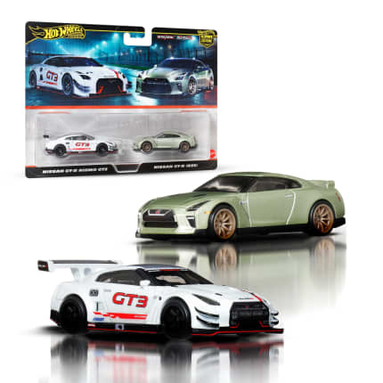 Hot Wheels Premium Car Culture Nissan Gt-R 2-Pack 1:64 Scale Toy Cars For Adult Collectors - Image 1 of 6