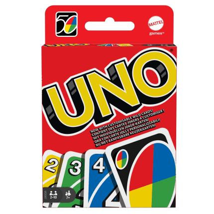 Mattel Games UNO Kartenspiel, Gesellschaftsspiel, Familienspiel, Kinderspiel - Bild 1 von 6