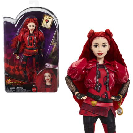 Muñeca De Moda De Bridget, La Joven Reina De Corazones, Y Accesorio De La Película De Disney “Descendants 4: The Rise Of Red” - Imagen 1 de 6