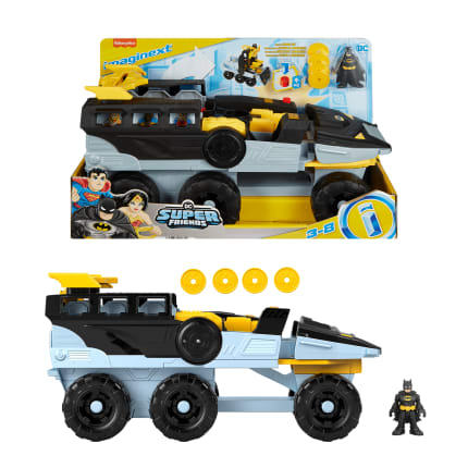 Imaginext DC Super Friends Transforming Bat-Tank With Batman Figure, Lights & Sounds - Image 1 of 6