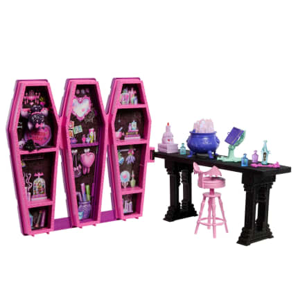 Conjunto De Juego Draculaura Secret Potion Room De Monster High Con Más 12 Accesorios, Además De Transformaciones - Image 1 of 6