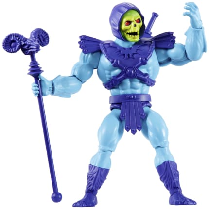 Masters Of The Universe Origins Skeletor Ca. 14 Cm Große Actionfigur MOTU-Spielzeug Mit Stab Und Schwert - Bild 1 von 6