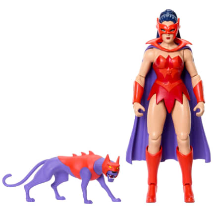 Masters Of The Universe Origins Catra Aus Der Cartoon-Kollektion Ca. 14 Cm Großes Actionfigur-Spielzeug, 1980Er-TV Pop - Image 1 of 6