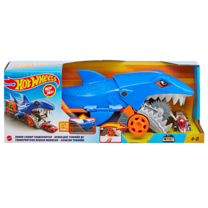 Hot Wheels Shark Chomp Transporter Playset & Diecast Car - Image 1 of 6