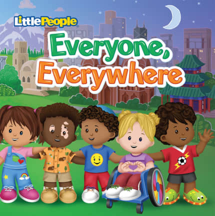Fisher-Price Little People: Everyone, Everywhere Board Book For Infants & Preschoolers - Imagem 1 de 4