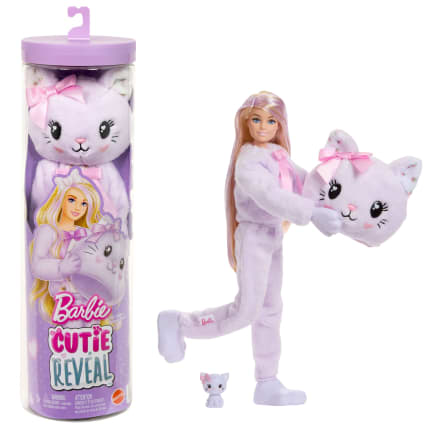Barbie Cutie Reveal Boneca Gatinho Roxo - Imagen 1 de 6