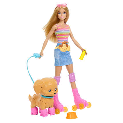 Barbie Pets Skate And Run Pup Blonde Doll With Puppy, Skates, And Accessories - Image 1 of 6