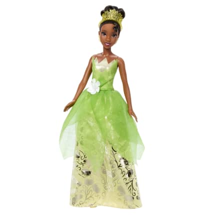 Disney Princess Enchanted Stories Tiana Fashion Doll With Sparkling Dress & Accessories, Posable - Image 1 of 6