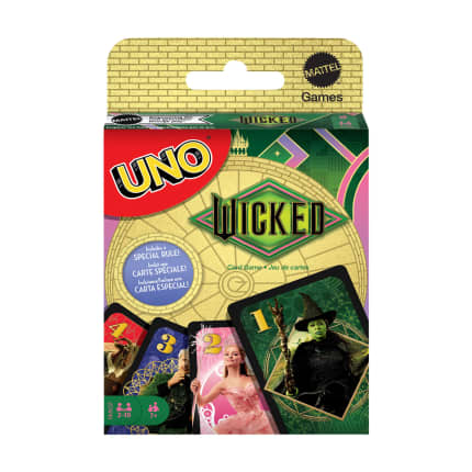 UNO Wicked Card Game For Kid, Adult & Family Nights Inspired By The Movie - Imagem 1 de 6