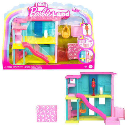 Barbie Mini Barbieland Doll House Playsets With 1.5-inch Doll, Furniture & Accessories - Imagen 1 de 6