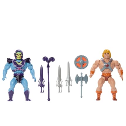 Masters Of The Universe Origins Retro Punching He-Man And Skeletor, 80Th Anniversary Mattel - Image 1 of 6