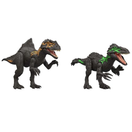 Jurassic World Dino Reveal deluxe Figurines Qui Changent de Couleur - Imagen 1 de 6
