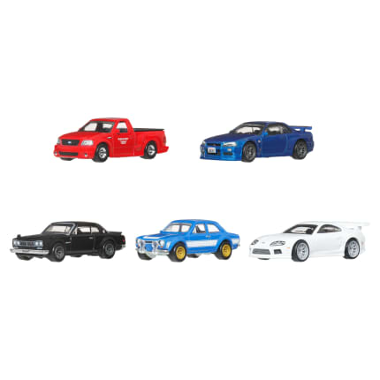 Hot Wheels Premium Fast & Furious Bundle Of 5 1:64 Scale Die-Cast Toy Cars - Imagen 1 de 