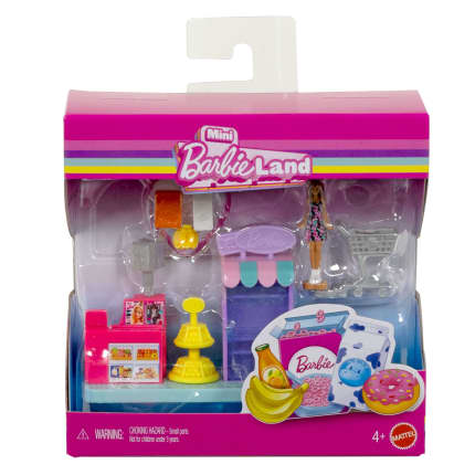 Barbie Mini Barbie Land Collectible Playsets With 1.5-Inch Doll And Interactive Play Areas For Storytelling Fun - Imagem 1 de 2