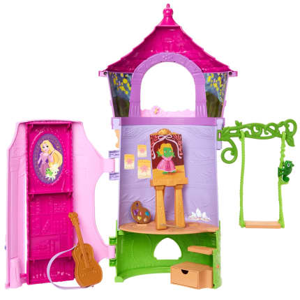 Disney Princess Enchanted Stories Rapunzel's Tower Playset With 6 Play Areas, Pascal Figure & 5 Accy - Imagen 1 de 6
