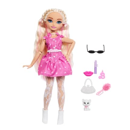 Barbie Dream Besties Barbie Malibu Doll & Accessories, Posable Fashion Doll & Themed Pieces - Imagen 1 de 6